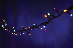 LYYT Hochleistungs-LED-Girlanden-Lichterkette, mehrfarbig, weihnachtlich, festlich, Lichterkette, anschließbar