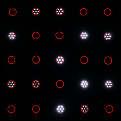 Equinox Eclipse Slim Profile Par Halo Ring 7x 8W RGBW LED