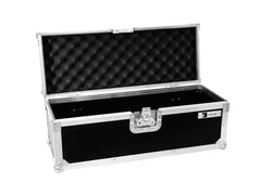 Roadinger Flightcase 4 x Wedge Battery Uplighter - Chauvet EZWEDGE IbizaTruss Batt