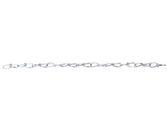 EUROLITE Doppelschlaufenkette 2,5 mm Tragfähigkeit 20 kg 33 cm für Spiegelkugel-Hängekette