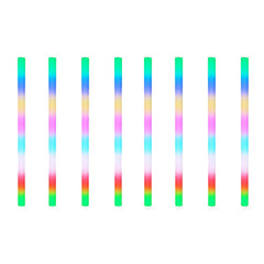 8x Equinox Pulse Tube LED Rainbow Colour Changing DJ Disco Party Light Effect
