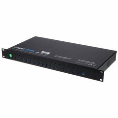 Swissonic USB-C Hub 1916 Rackmount USB-C Splitter 16 Way Power Distributor