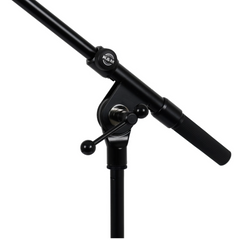 K&M 259 Low Level Microphone Stand with Extendable Boom Black
