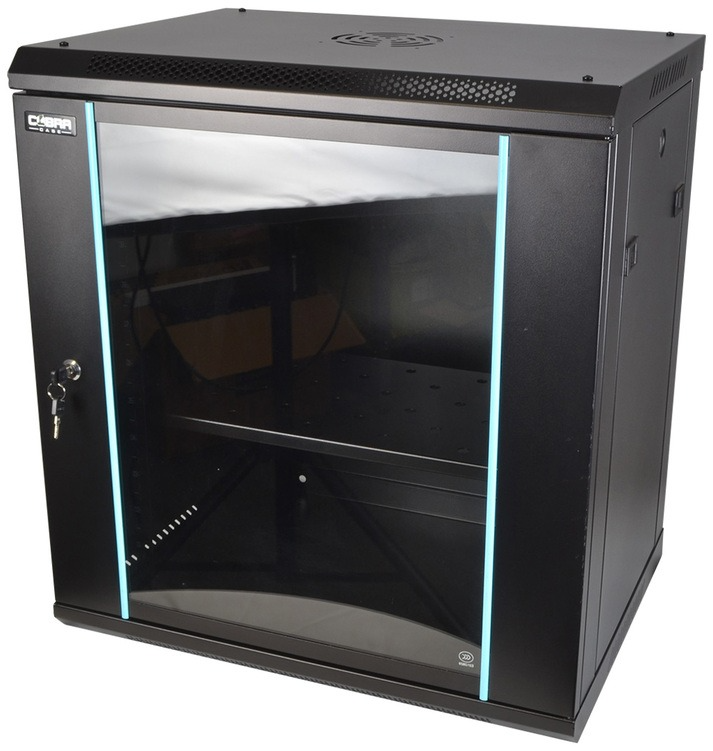Assembled Server Rack COBRA 12U 19″ Wall Mount Rack Server Cabinet 450mm Assembled – Simply ...
