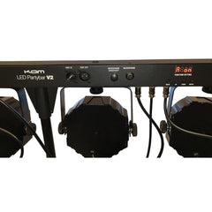 2x Kam Partybar LED Lighting System inc Carry Bags + Footswitch