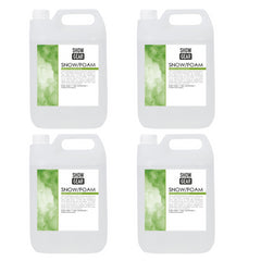 4x ShowGear Concentré de Neige/Mousse 5L - Donne 200 Litres de Liquide de Neige