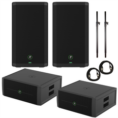 2x Mackie Thump Sub Go Battery Subwoofer & Thrash 212 Go Battery Speaker Bundle