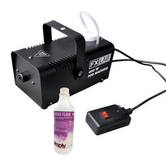 Machine à fumée FxLab 400 W avec télécommande DJ Disco Halloween Machine à brouillard inc. 1L de liquide