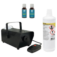 Machine à fumée 400 W inc. Parfum fluide et 2x parfum