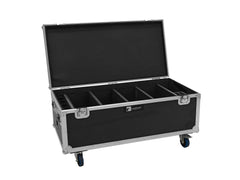 Roadinger Flightcase 4x AKKU Multiflood IP 18x10W RGBW Wash CRMX with Charging Function