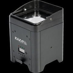 8x Ibiza Light BOX-HEX 4 LED Battery Uplighter Bundle RGBWAUV DMX DJ Wedding Lighting