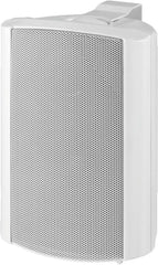 Monacor MKS-34/WS Paire d'enceintes Blanc 30 W 8 ohm Fixation murale