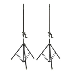 2x Lautsprecherständer mit Schwerkraftaufzug (SWL 40kg)