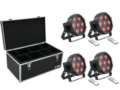 EUROLITE Set 4x LED SLS-7 HCL Boden + Gehäuse TDV-1