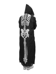 Europalms Halloween-Kostüm Skelett-Umhang