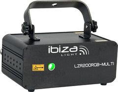 Ibiza LZR200RGB Multi-Lasereffekt RGB Firefly Disco DJ-Licht DMX