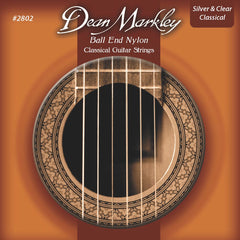 Dean Markley Classical Guitar Strings  Ball End Nylon Silv Clr 28-42
