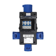 PCE ST ANTON Distribution Box 32A 240V In, 3 x 16A 240V Out