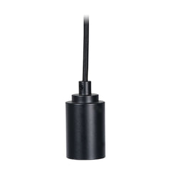 Prolite E27 Pendant Kit - Black Matt with Black Fabric Cord
