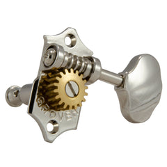 Grover Sta-tite U99 Series Geared Ukulele Pegs Nickel