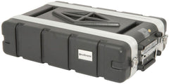Citronic ABS 19-Zoll-Flach-Rack-Transportkoffer für drahtlose Mikrofone/Audioprozessoren/Rack-Mixer