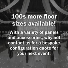 LEDJ White Starlit Dance Floor System 24ft x 24ft