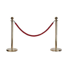 Showgear Poteau à cordon supérieur rond doré