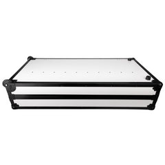 Showgear Portable Z-Style Table Hybrid Flight Case & Workstation White DJ