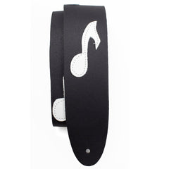 Perris 217 2.5" Famous Guitar Strap With Musical Notes Black