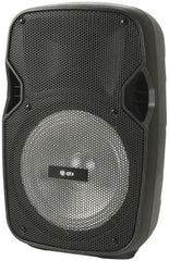 178.960UK QTX PAL8 Tragbarer Akku-PA-Lautsprecher TWS LED-Lichtshow-Funkmikrofon *B-Ware