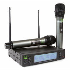 Q Audio QWM1960 Dual Handheld Wireless Microphone System CH38