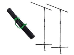 2x Thor MS003 Microphone Boom Stands inc. Carry Bag