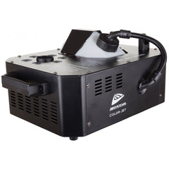 2x B Systems COLOR JET DMX Machine à brouillard verticale à effet de type CO2 avec fluide et télécommande