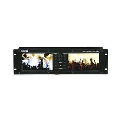 DMT MKII double écran LCD support de moniteur 19 "3U caméra vidéo confort 7" affichage HDMI