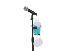 OMNITRONIC Set Pied de microphone pour désinfectant, noir