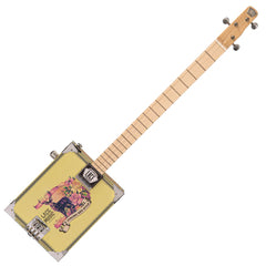 Lace Electric Cigar Box Guitar - Deer Crossing - 3 String