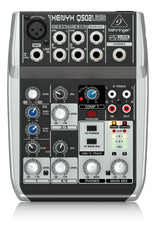 Behringer Xenyx Q502USB Portable Mixer & USB Audio Interface