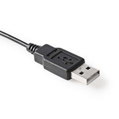 Nedis Microphone USB filaire pour zoom Skype appel vidéo col de cygne