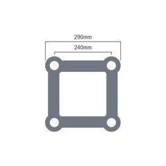 Global Truss F34 PL 3.0m Circle 90 Degree Segment (PL-402R15B-90)