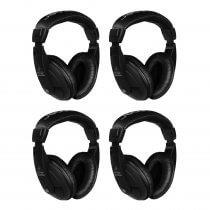 4x Behringer HPM1000 Schwarzer Mehrzweck-Kopfhörer