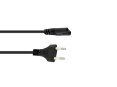 Câble d'alimentation Euro Omnitronic 1,5M Bk
