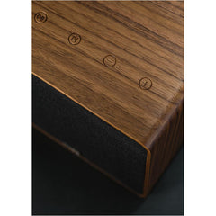 WHD Qube XL Walnussholz High-End-Streaming-Lautsprecher WiFi-App-Lautsprecher