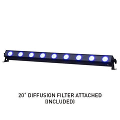 ADJ Ultra Series Lighting UBL9H Ultra HEX LED-Balkenleuchte 9 x 20 W