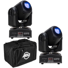 2x Eliminator Stinger Spot 30W Moving Head Bundle inkl. Tragetasche