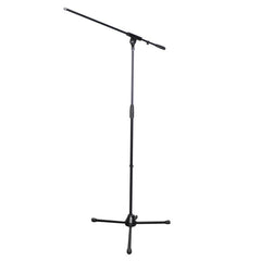 Rhino STAN10 Heavy Duty Durable Microphone Stand Black Boom