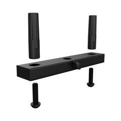 LD Systems DAVE 10 G4X DUAL STAND Poteau d'enceinte avec fourche de montage pour DAVE 10 G4X