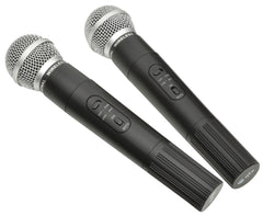 QTX PAV8-UHF PAV Ensemble de sonorisation portable avec micros UHF, haut-parleur Bluetooth et DVD