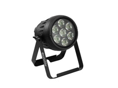 8x Spot Eurolite LED IP PAR 7x10W RGBL avec Flightcase