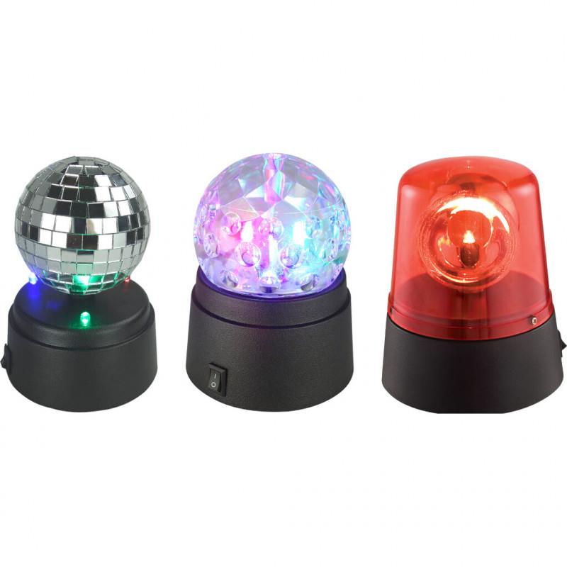 Light Led Mini Sound Party Light Sound KIDZ-PARTY SET OF 3 MINI LED LIGHT EFFECTS – Simply ...