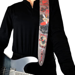 Perris 11025 2.5" Alchemy Dead Draw Leather Guitar Strap